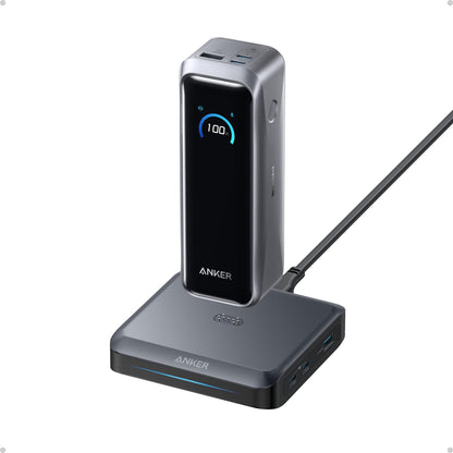 Anker Prime Power Bank, 20,100mAh 3-Port Portable Charger with 220W Max Output, Two-Way Charging, TSA-Approved, App Control, for MacBook, iPhone 17/16 Series, and More (Base Not Included)