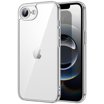 JETech Case for iPhone 16 6.1-Inch, Non-Yellowing Shockproof Phone Bumper Cover, Anti-Scratch Clear Back (Clear)