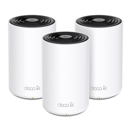 TP-Link Deco XE75 AXE5400 Tri-Band WiFi 6E Mesh System - Covers up to 5500 Sq.Ft, Replaces WiFi Router and Extender, AI-Driven Mesh, 6GHz Band, 2-Pack