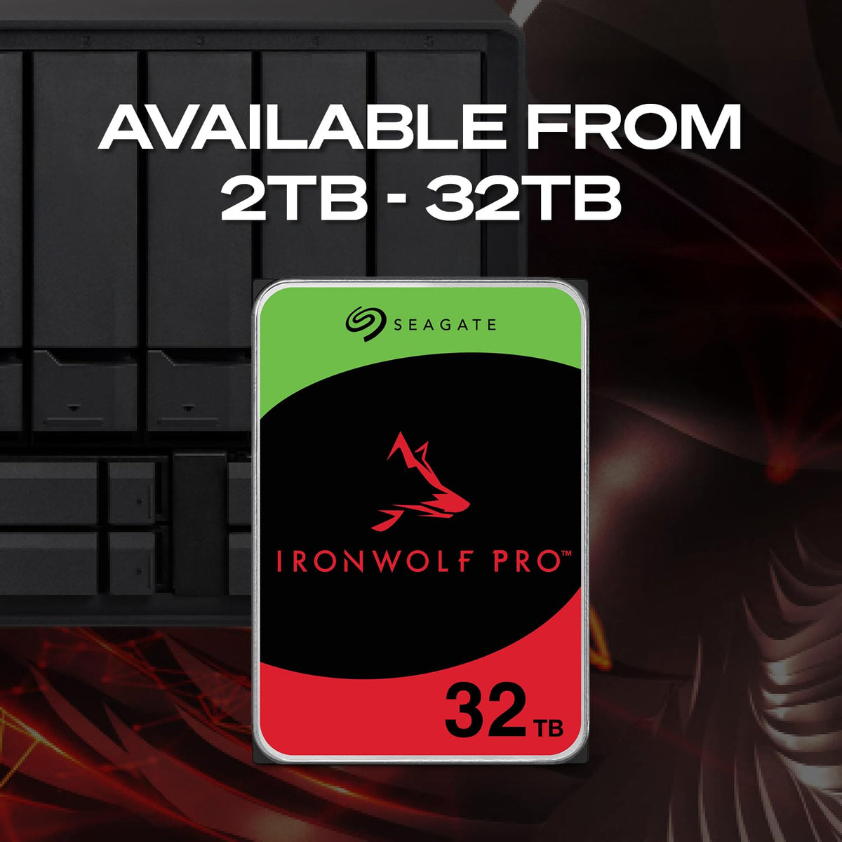 Seagate 8TB IronWolf Internal NAS Hard Drive | SATA 6 Gb/s (ST8000VNZ04)