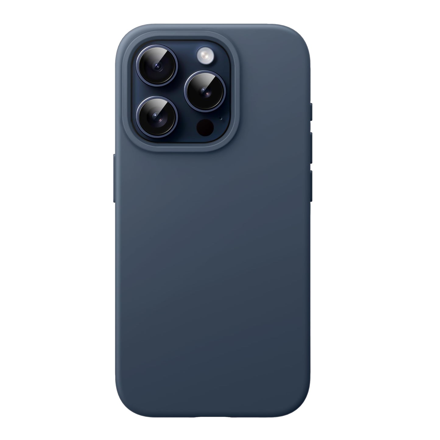 JETech Silicone Case for iPhone 15 Pro Max 6.7-Inch, Silky-Soft Touch Full-Body Protective Phone Case, Shockproof Cover (Black)