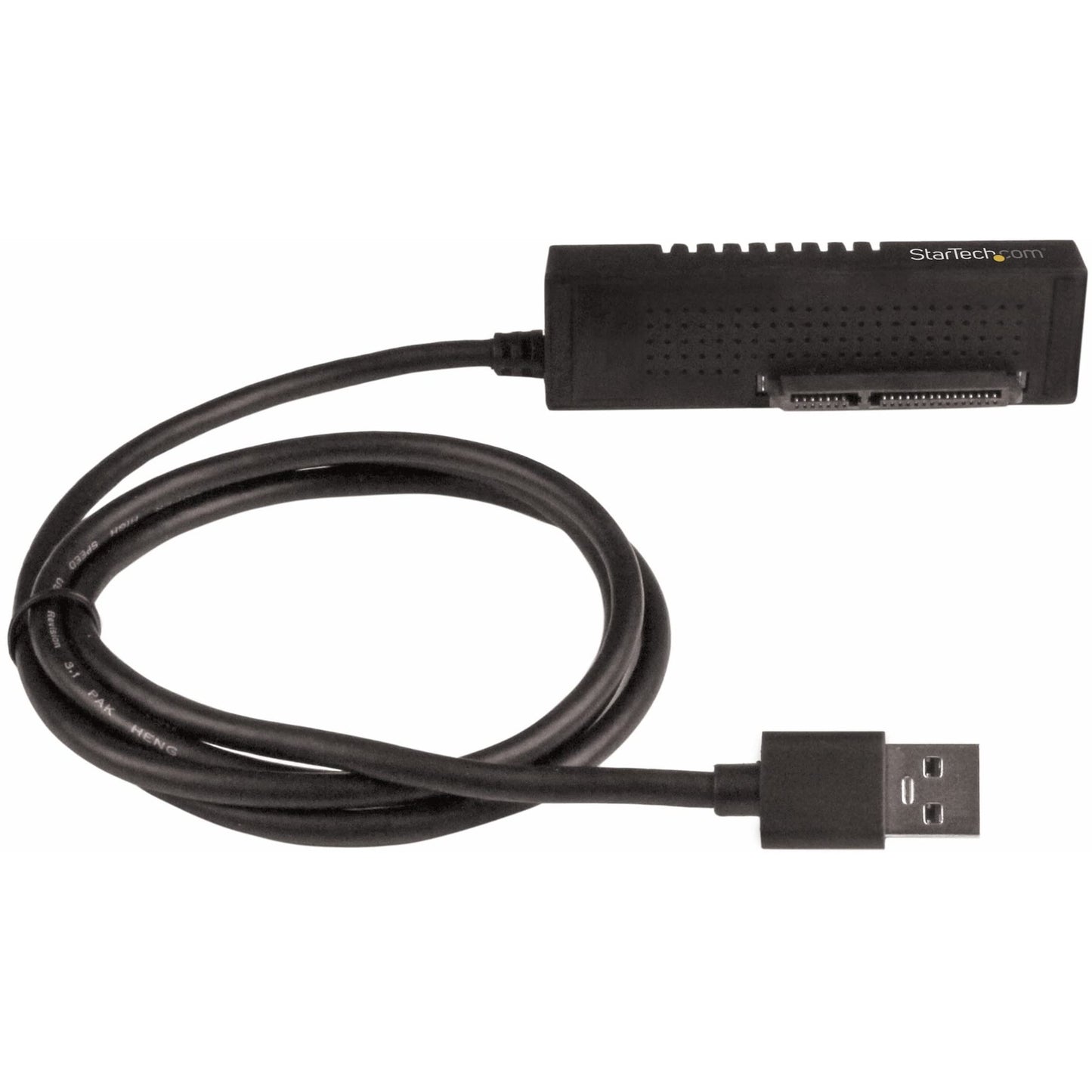 StarTech SATA to USB-C Cable, USB 10Gbps to 2.5in and 3.5in SATA I II III Hard Drive Adapter, External Converter for SSD or HDD Data Transfer