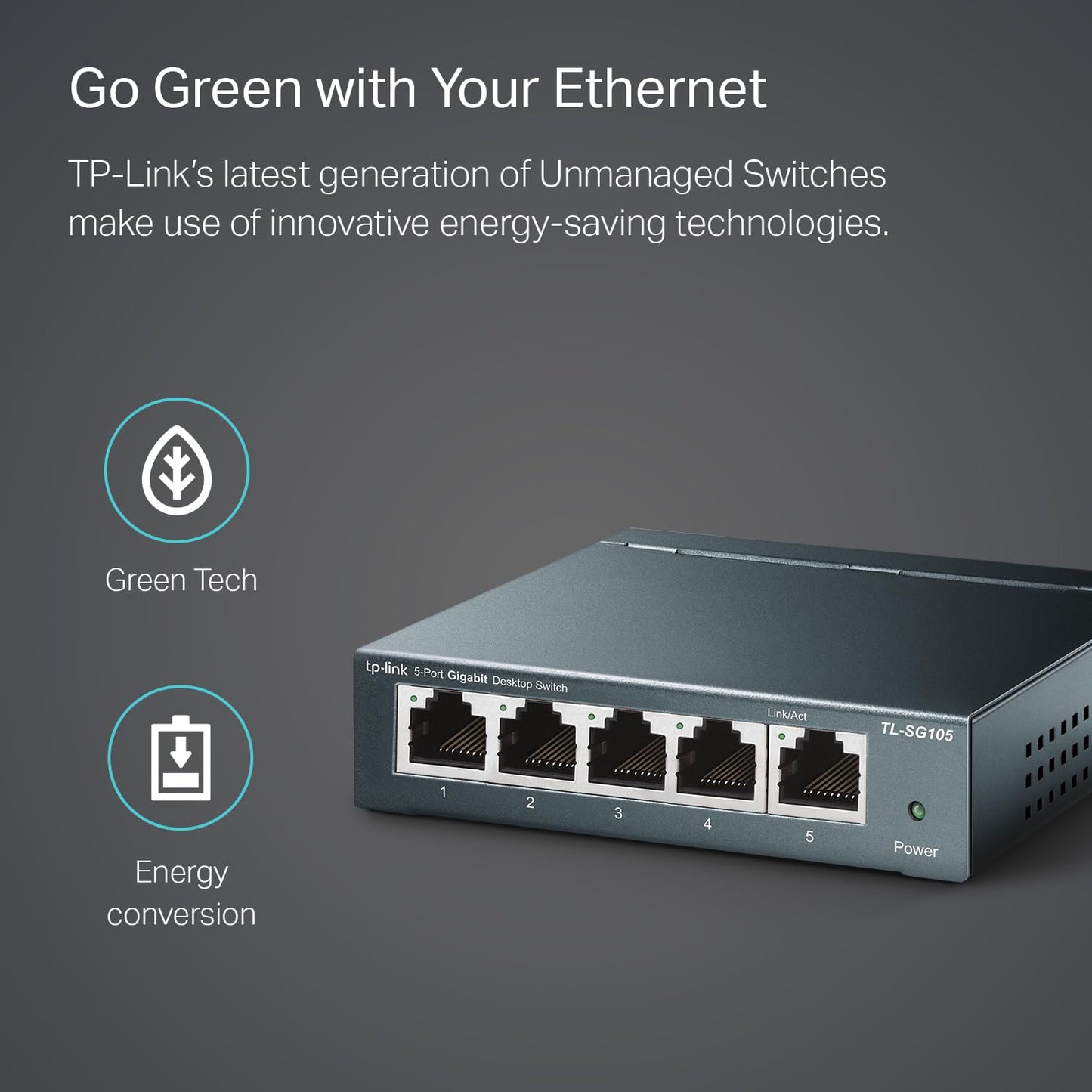 TP-Link TL-SG108S-M2 | 8-Port Multi-Gigabit 2.5G Ethernet Switch | Unmanaged Network Switch | Ethernet Splitter | Plug & Play | Desktop/Wall Mount | Silent Operation