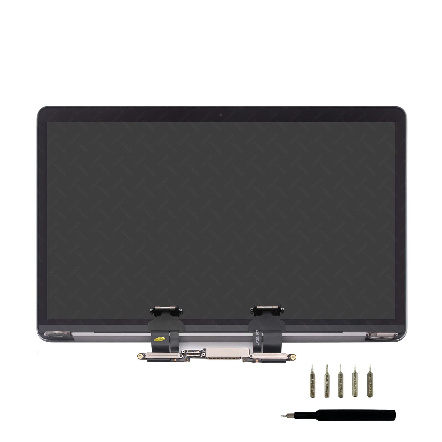 LCDOLED Replacement for MacBookPro17,1 MacBook Pro 13" M1 2020 A2338 EMC 3578 MYD83 MYD92 MYDA2 MYDC2 13.3 inches 2560x1600 Full LCD Screen Complete Top Assembly (Silver)