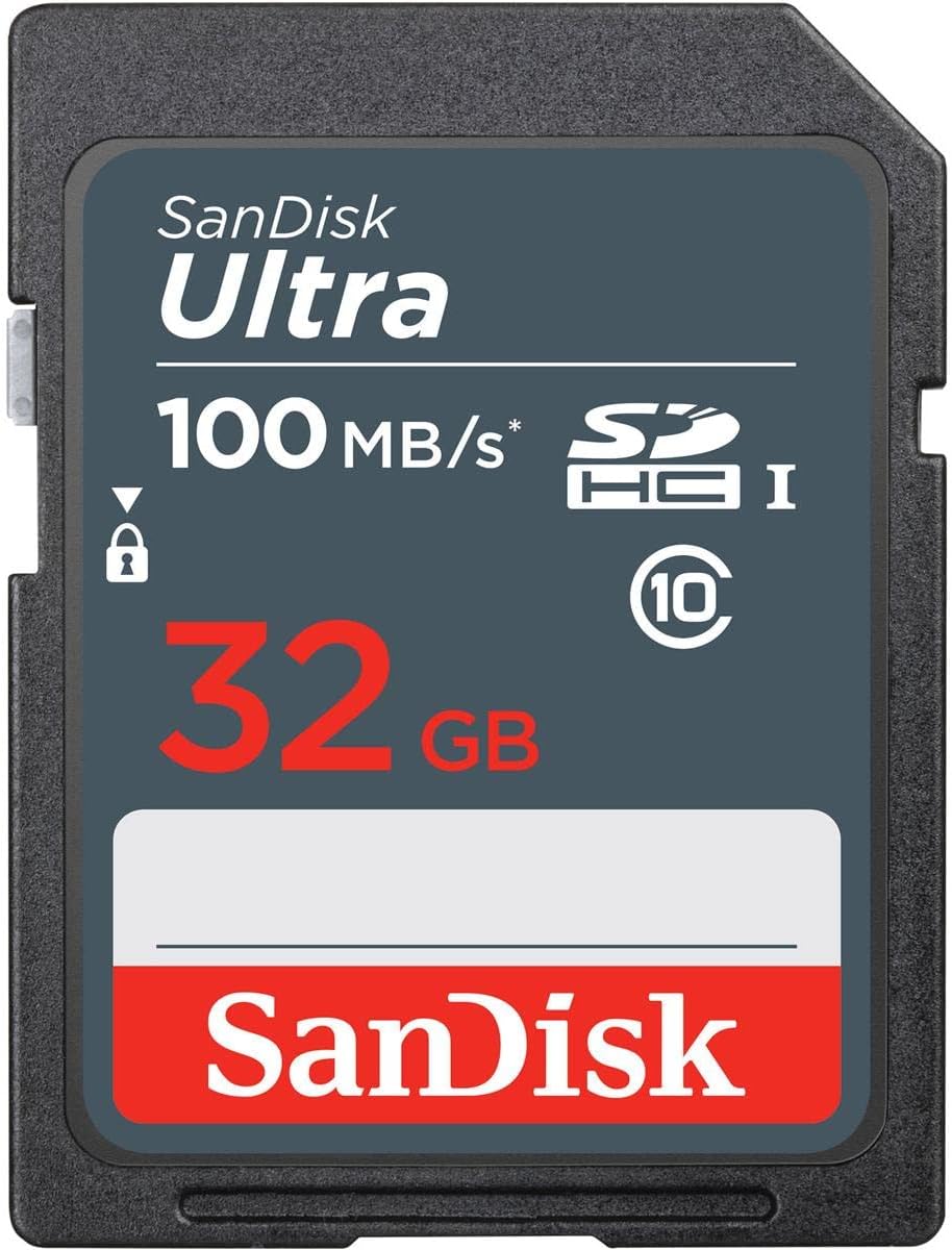 SanDisk 32GB Ultra 100MBs SDHC Memory Card