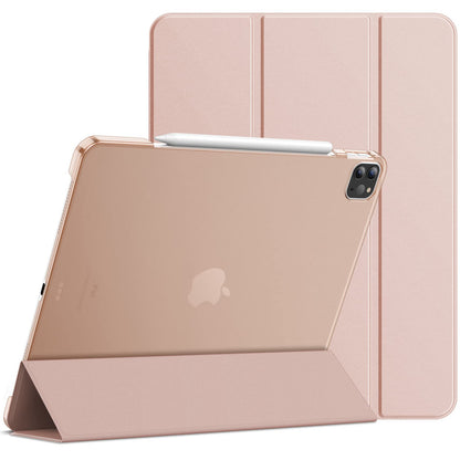 JETech Case for iPad Pro 12.9-Inch (2020/2018 Model, 4th/3rd Generation), Compatible with Pencil, Cover Auto Wake/Sleep (Black)