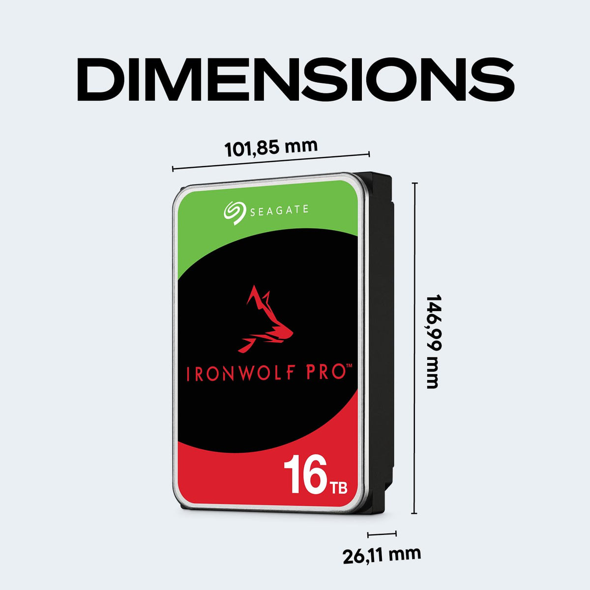 Seagate 8TB IronWolf Internal NAS Hard Drive | SATA 6 Gb/s (ST8000VNZ04)