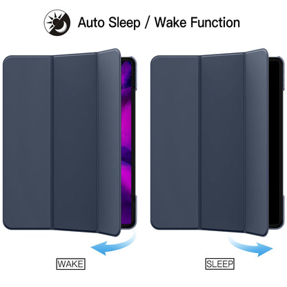 JETech Case for iPad Pro 12.9-Inch (2020/2018 Model, 4th/3rd Generation), Compatible with Pencil, Cover Auto Wake/Sleep (Black)