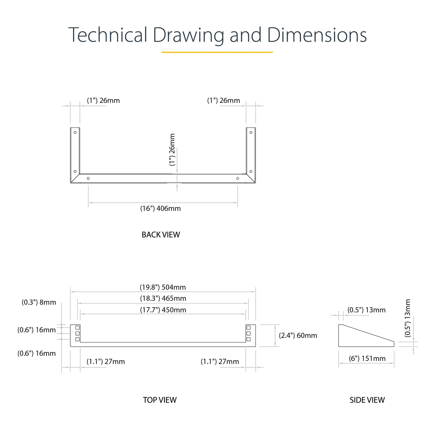 StarTech.com 2U Vertical Wall Mount Patch Panel Bracket - Steel Rack Mount Bracket w/Hardware for 19" Network, Server and Data Equipment , TAA (RK219WALLV)