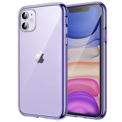 JETech Case for iPhone 11 6.1-Inch, Non-Yellowing Shockproof Phone Bumper Cover, Anti-Scratch Clear Back (Clear)