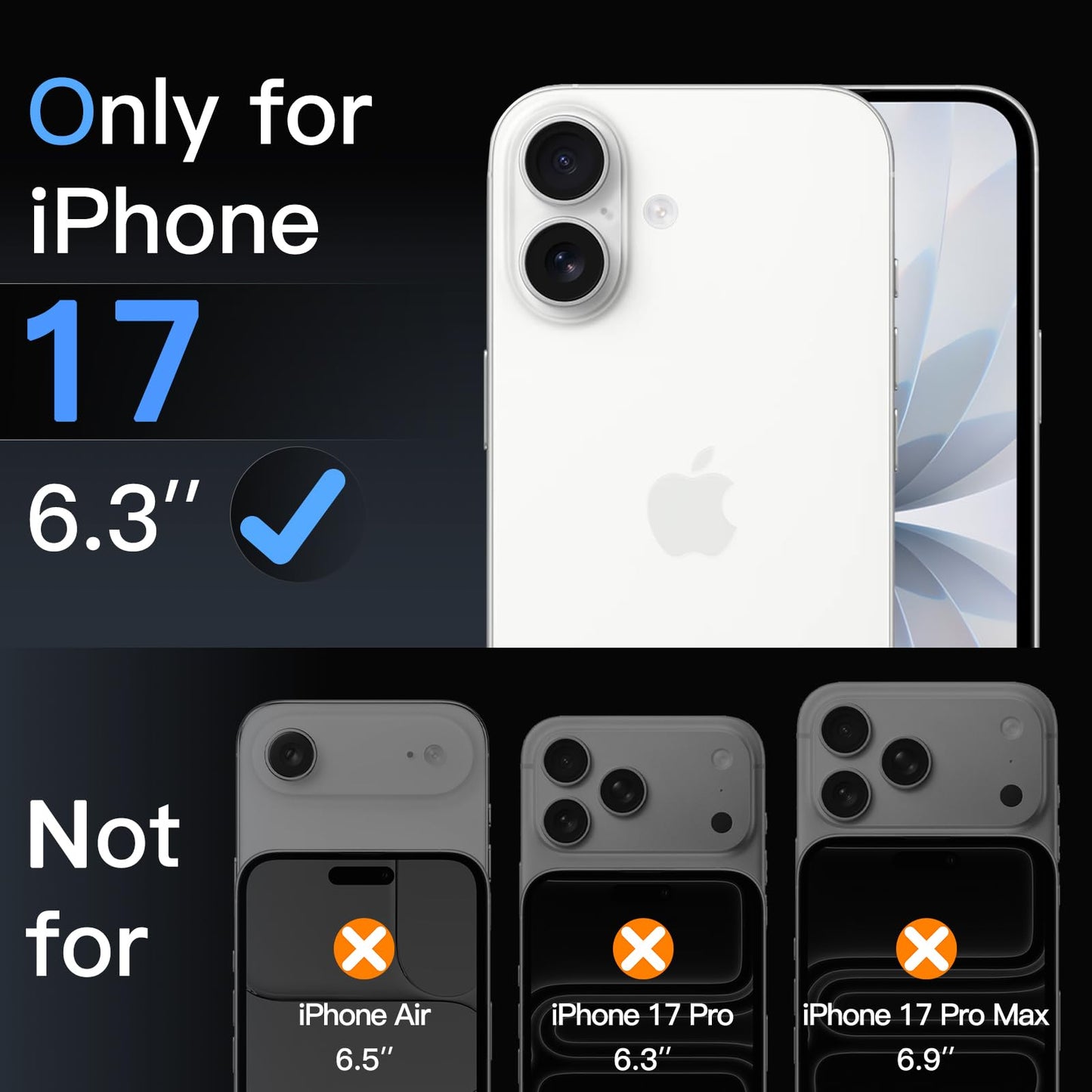 JETech Camera Lens Protector for iPhone 15 6.1-Inch and iPhone 15 Plus 6.7-Inch, 9H Tempered Glass, Anti-Scratch, Case Friendly, Does Not Affect Night Shots, HD Clear, 3-Pack