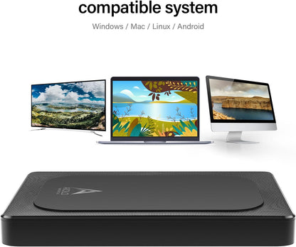 Aiolo Innovation 500GB External Hard Drive Ultra Slim Portable HDD-USB 3.0 for PC, Mac, Laptop, PS4, Xbox one,Xbox 360 HD-A4