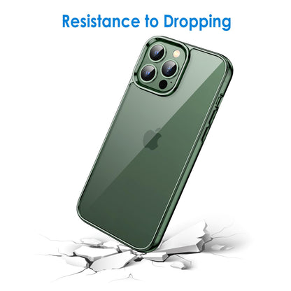 JETech Case for iPhone 13 Pro Max 6.7-Inch, Non-Yellowing Shockproof Phone Bumper Cover, Anti-Scratch Clear Back (Clear)