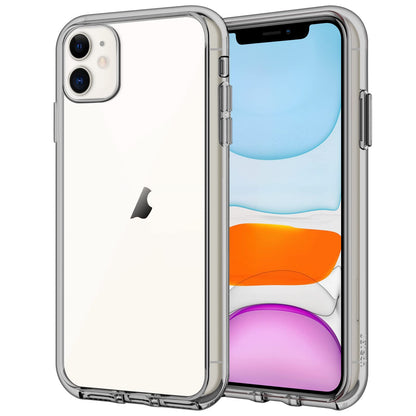 JETech Case for iPhone 11 6.1-Inch, Non-Yellowing Shockproof Phone Bumper Cover, Anti-Scratch Clear Back (Clear)