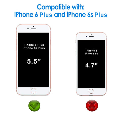 JETech Screen Protector for iPhone 8 Plus and iPhone 7 Plus 5.5-Inch, Tempered Glass Film, 2-Pack