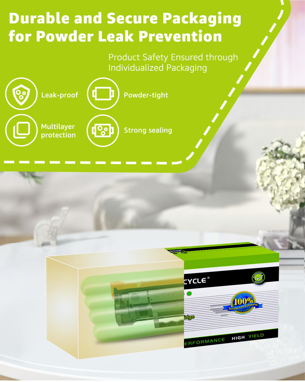 greencycle Compatible Toner Cartridge Replacement for HP 05A CE505A Work with LaserJet P2035 P2035N P2055DN P2030 P2050 P2055D P2055X 2055D Printer (Black, 1-Pack)
