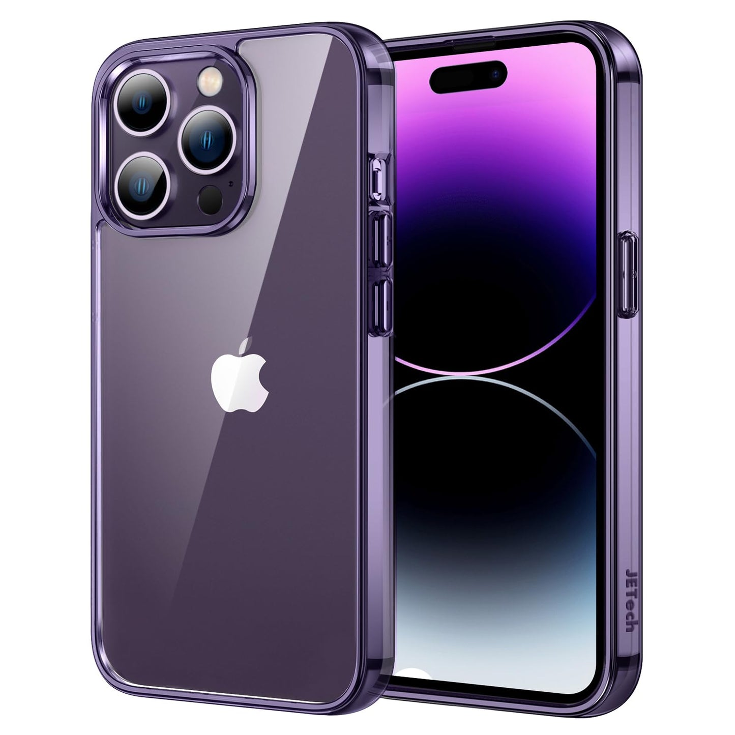 JETech Case for iPhone 14 6.1-Inch, Non-Yellowing Shockproof Phone Bumper Cover, Anti-Scratch Clear Back (Clear)