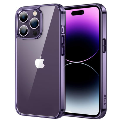 JETech Case for iPhone 14 6.1-Inch, Non-Yellowing Shockproof Phone Bumper Cover, Anti-Scratch Clear Back (Clear)