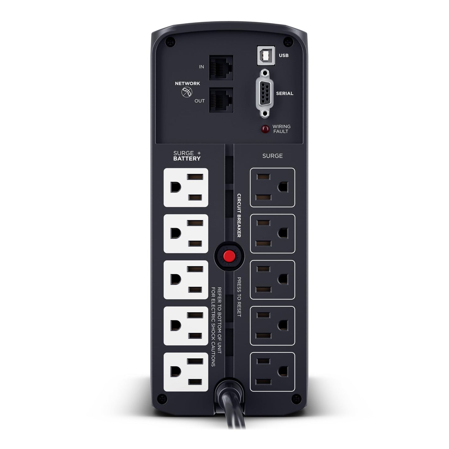 CyberPower CP1500PFCLCD PFC Sinewave UPS Battery Backup and Surge Protector, 1500VA/1000W, 12 Outlets, AVR, Mini Tower, UL Certified