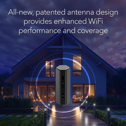 NETGEAR Nighthawk Dual-Band WiFi 7 Router (RS100) – Router Only, BE3600 Wireless Speed (up to 3.6 Gbps) - Covers up to 2,000 sq. ft., 50 Devices – 2.5 Gig Internet Port - Free Expert Help