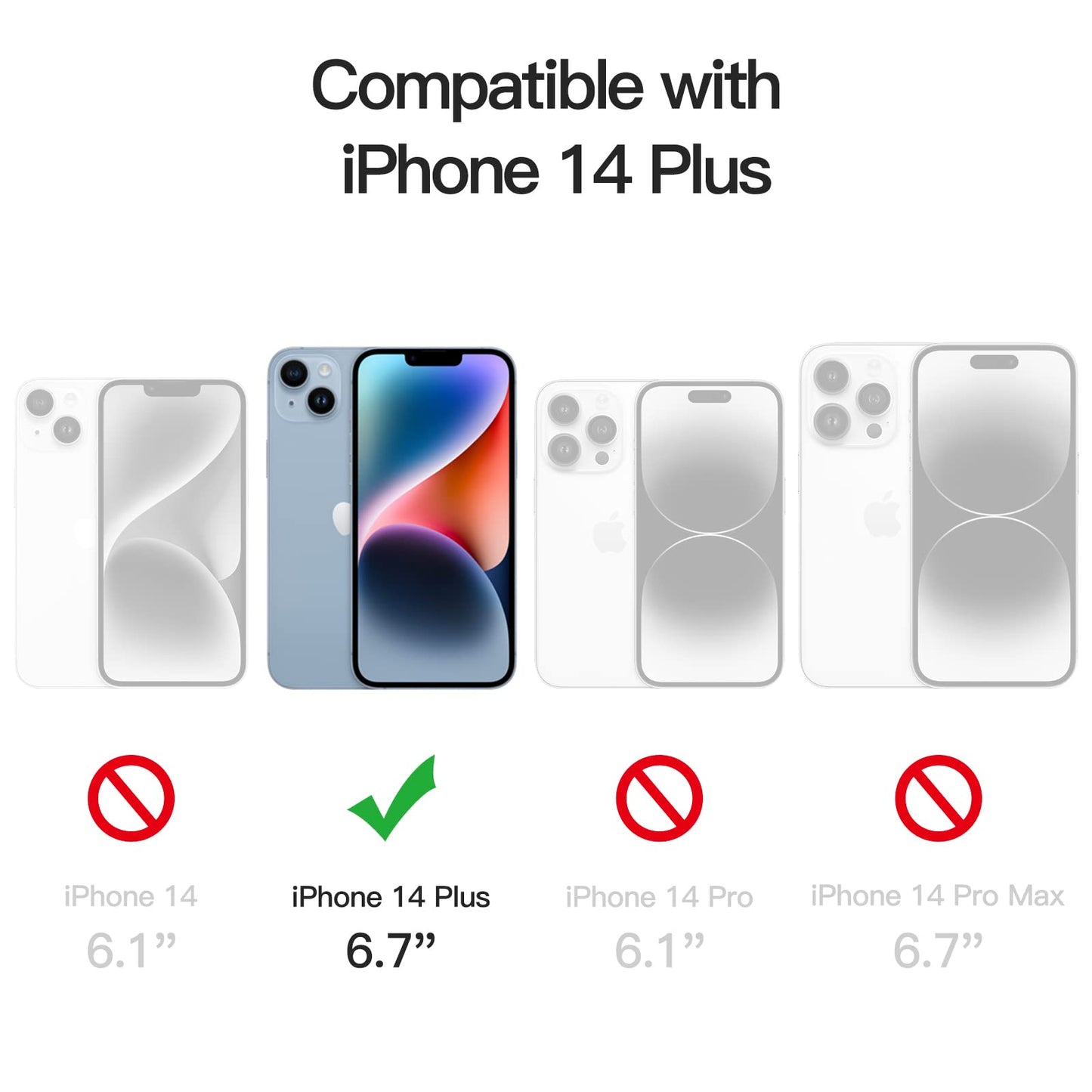 JETech Privacy Full Coverage Screen Protector for iPhone 14 Pro Max 6.7-Inch, Anti-Spy Tempered Glass Film, Edge to Edge Protection Case-Friendly, 2-Pack