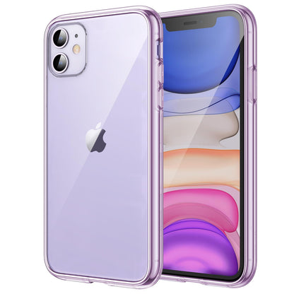 JETech Case for iPhone 11 6.1-Inch, Non-Yellowing Shockproof Phone Bumper Cover, Anti-Scratch Clear Back (Clear)