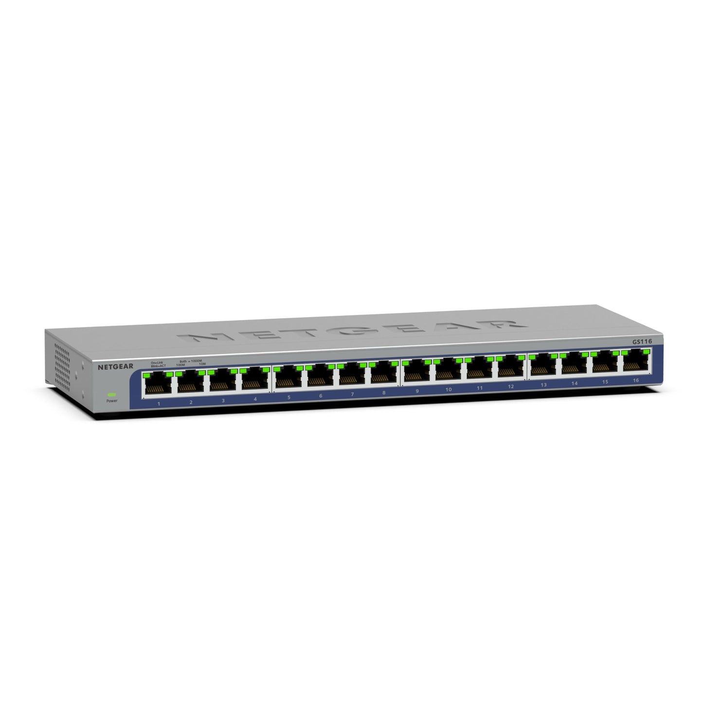 NETGEAR 8-Port Gigabit Ethernet Unmanaged Essentials Switch (GS308) - Home Network Hub, Office Ethernet Splitter, Plug-and-Play, Silent Operation, Desktop or Wall Mount