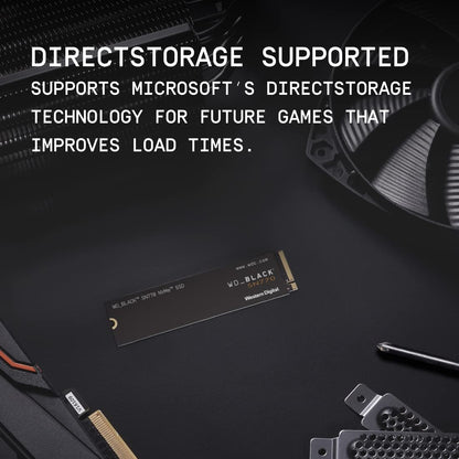 WD_BLACK 1TB SN770 NVMe Internal Gaming SSD Solid State Drive - Gen4 PCIe, M.2 2280, Up to 5,150 MB/s - WDS100T3X0E - [Previous Generation]