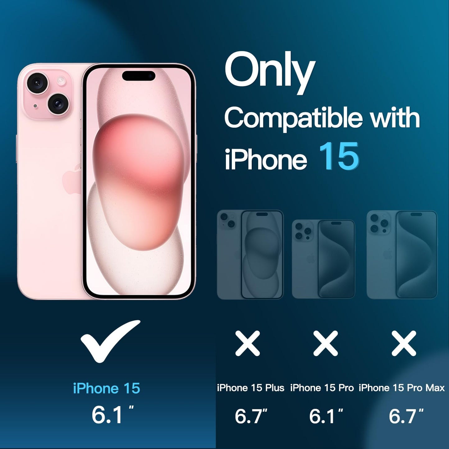 JETech Full Coverage Screen Protector for iPhone 17e (2026) / iPhone 16e, 9H Tempered Glass Film, Case-Friendly, HD Clear, 6.1-Inch Display, 3-Pack