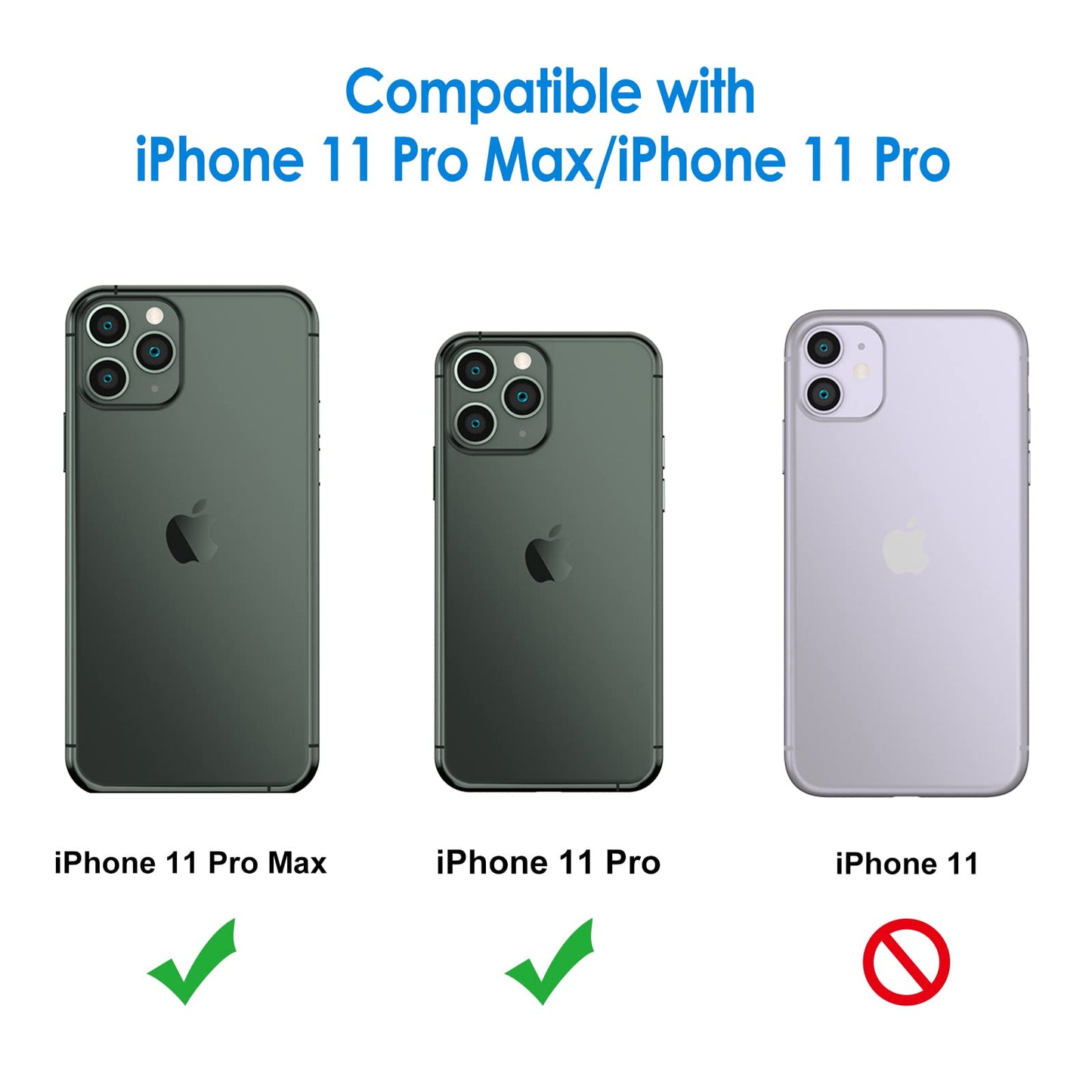 JETech Camera Lens Protector for iPhone 12 Pro Max 6.7-Inch, 9H Tempered Glass, HD Clear, Anti-Scratch, Case Friendly, Does Not Affect Night Shots, 3-Pack