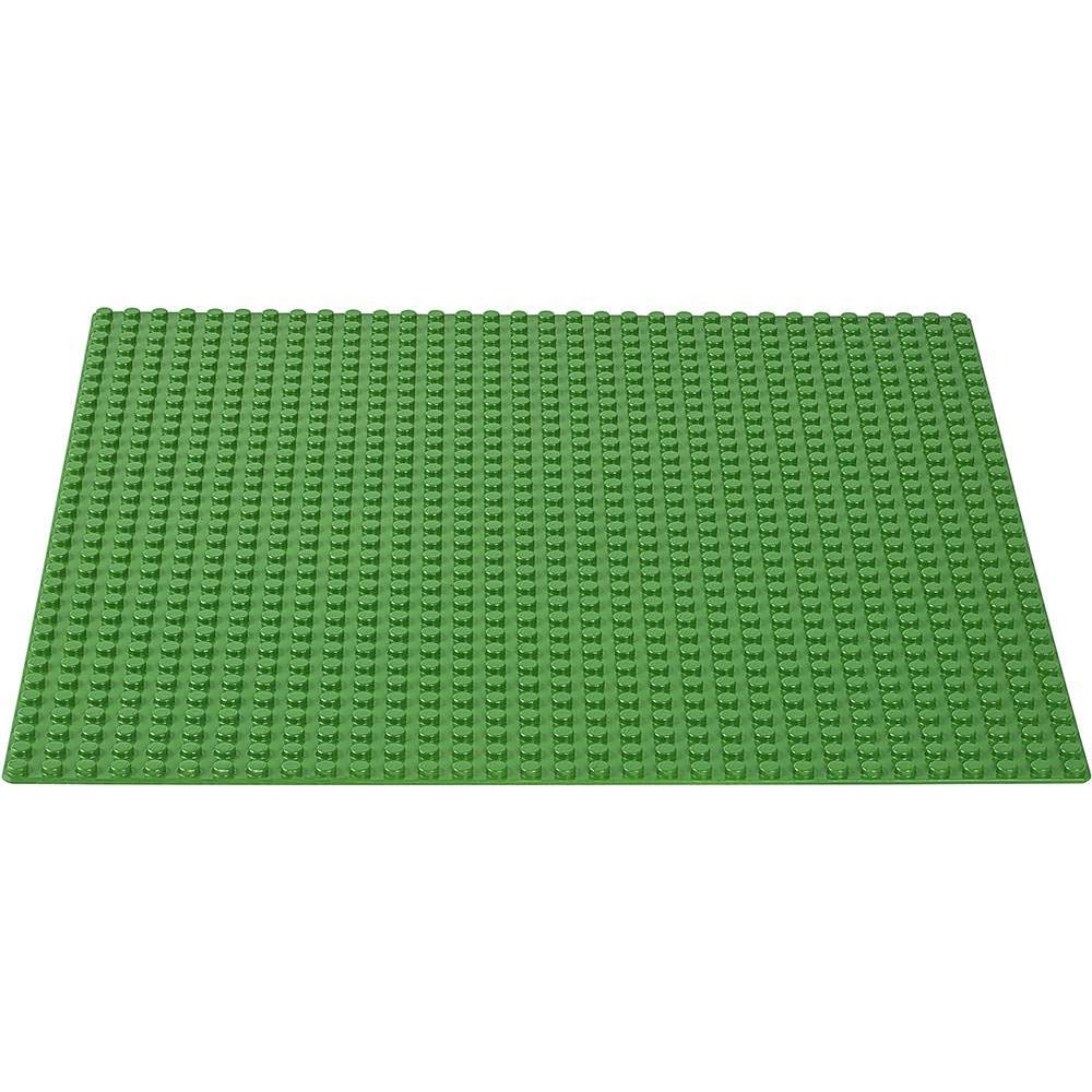 LEGO Classic Green Baseplate, Square 32x32 Stud Foundation to Build, Play, and Display Brick Creations, Great for Grassy Nature Landscapes, 11023,4+ Years