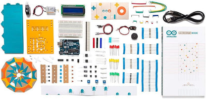 Official Arduino Starter Kit [K000007] - 12 DIY Projects with Electronic Components & English Projects Book - Original Kit from Italy