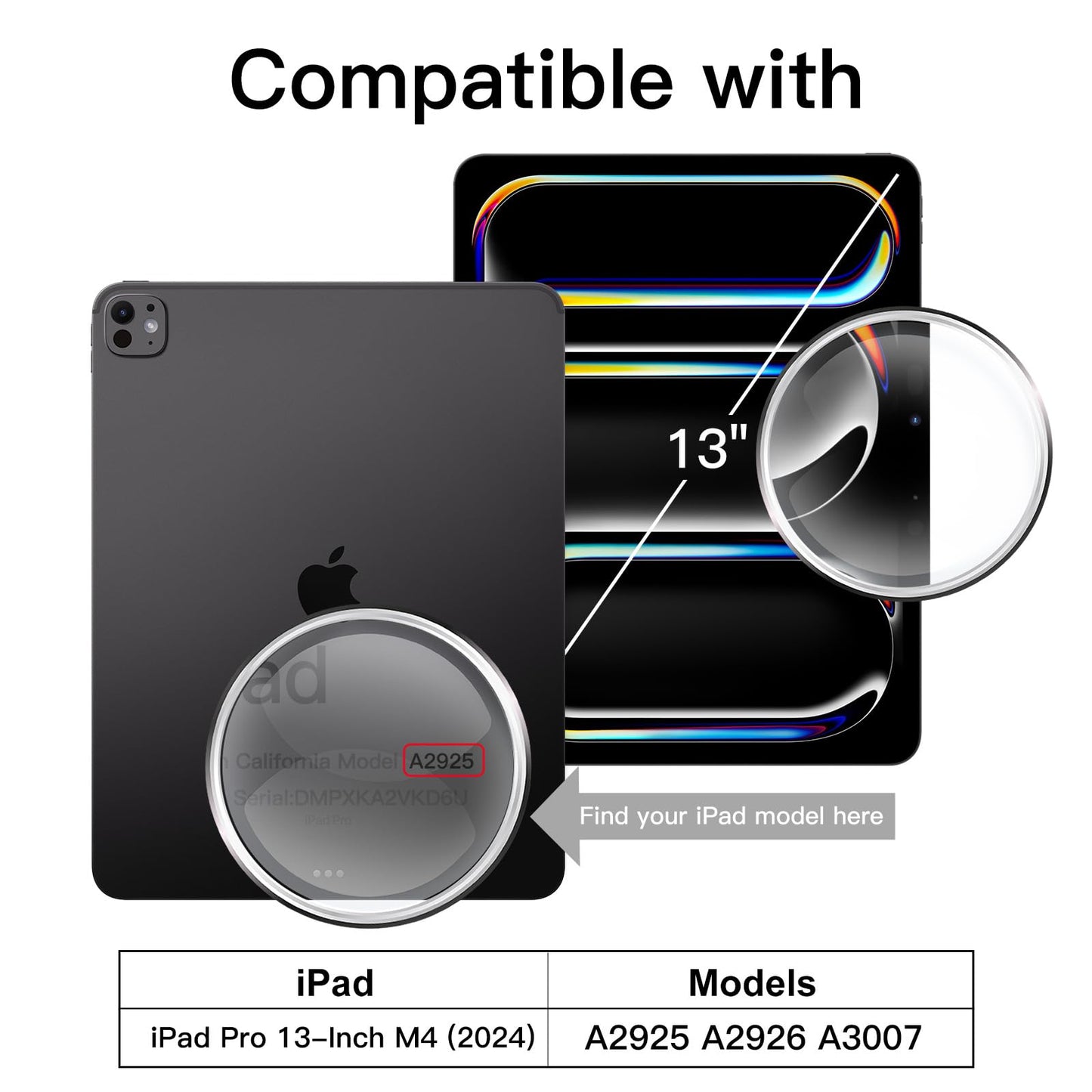JETech Screen Protector for iPad (A16) 11th/10th Generation (2025/2022), 9H Tempered Glass Film, HD Clear, 2-Pack