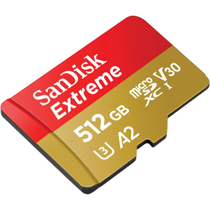 SANDISK 256GB Extreme microSD Card + Adapter, Up to 190MB/s Read Speeds