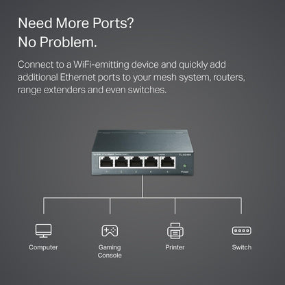 TP-Link TL-SG108S-M2 | 8-Port Multi-Gigabit 2.5G Ethernet Switch | Unmanaged Network Switch | Ethernet Splitter | Plug & Play | Desktop/Wall Mount | Silent Operation