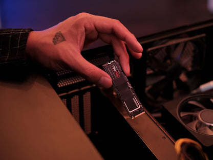 Samsung 990 PRO SSD 1TB PCIe 4.0 M.2 2280 Internal Solid State Hard Drive, Seq. Read Speeds Up to 7,450 MB/s for High End Computing, Gaming, and Heavy Duty Workstations, MZ-V9P1T0B/AM