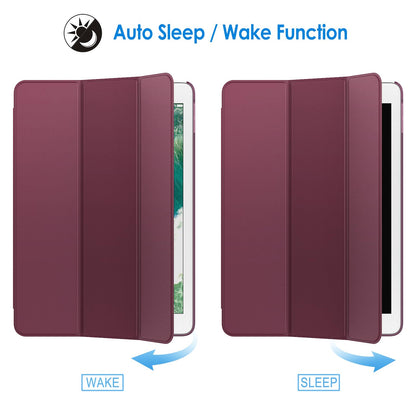 JETech Case for iPad (9.7-Inch, 2018/2017 Model, 6th/5th Generation), Smart Cover Auto Wake/Sleep (Black)