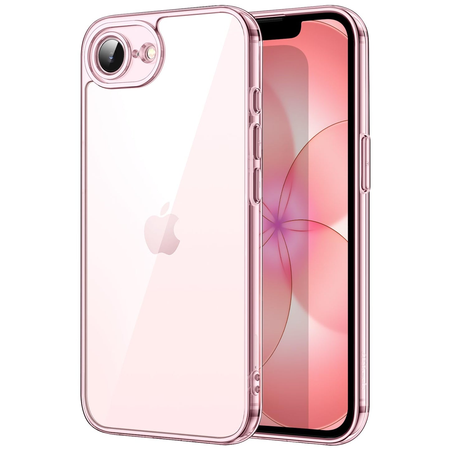 JETech Case for iPhone 16 6.1-Inch, Non-Yellowing Shockproof Phone Bumper Cover, Anti-Scratch Clear Back (Clear)