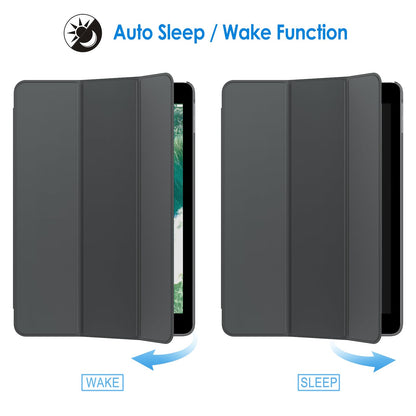 JETech Case for iPad (9.7-Inch, 2018/2017 Model, 6th/5th Generation), Smart Cover Auto Wake/Sleep (Black)