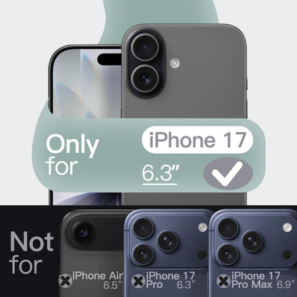 JETech Liquid Silicone Case for iPhone 17 Pro Max 6.9-Inch, Silky Soft Touch Full-Body Protection, Anti-Scratch Shockproof Phone Cover with Microfiber Lining (Dark Blue)