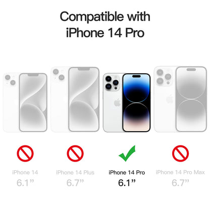 JETech Screen Protector for iPhone 17e (2026) / iPhone 16e / iPhone 14, Tempered Glass Film, 6.1-Inch Display, 3-Pack