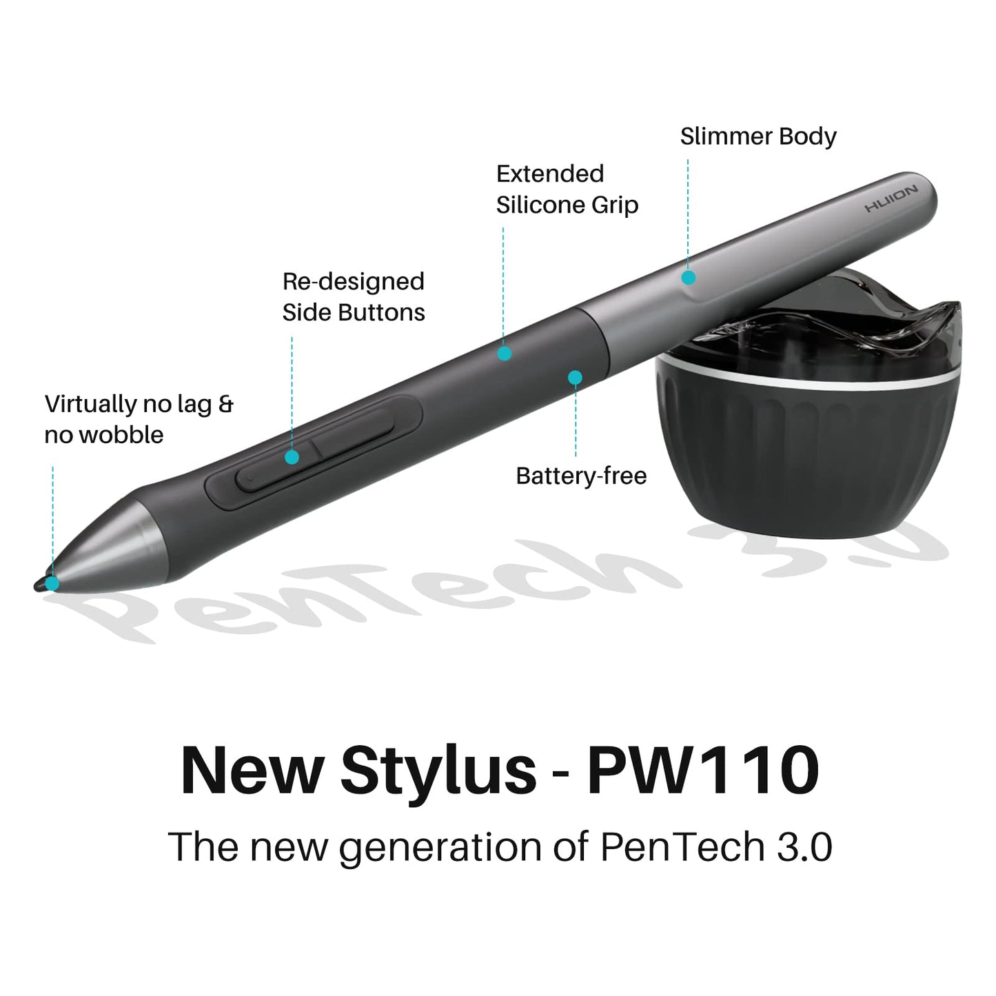 HUION Inspiroy H640P Drawing Tablet, 6x4 inch Digital Art with Battery-Free Stylus, 8192 Pen Pressure, 6 Hot Keys, Graphics Tablet for Drawing, Writing, Design, Teaching, Work with Mac, PC & Mobile