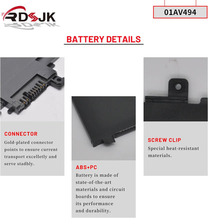 01AV429 01AV430 01AV431 01AV494 Laptop Battery for Lenovo ThinkPad X1 Carbon 5th Gen 2017 6th Gen 2018 Series SB10K97586 SB10K97587 SB10K97588 11.58V 57Wh