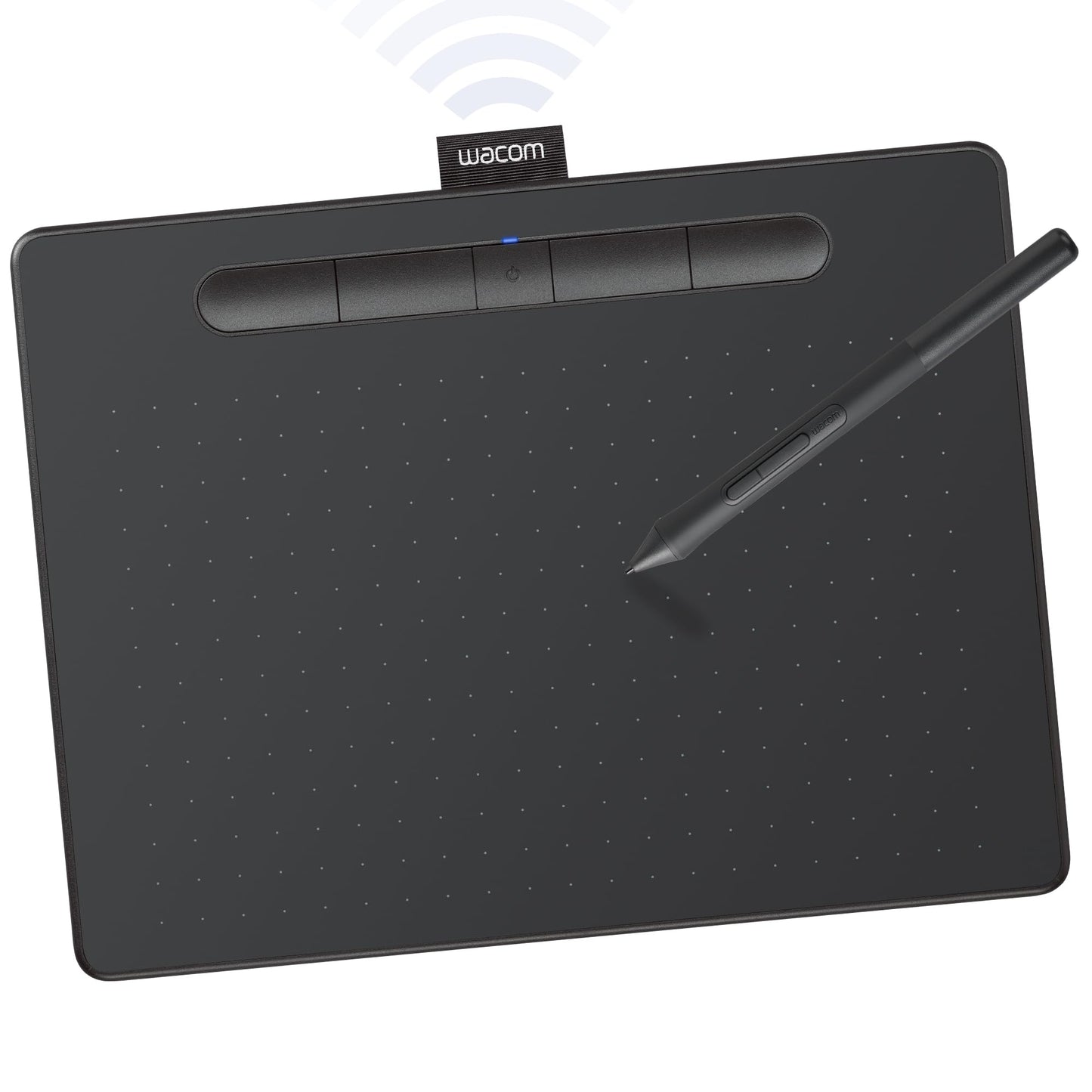 Wacom Intuos Small Graphics Drawing Tablet, Includes Training & Software; 4 Customizable ExpressKeys Compatible with Chromebook Mac Android & Windows, Black