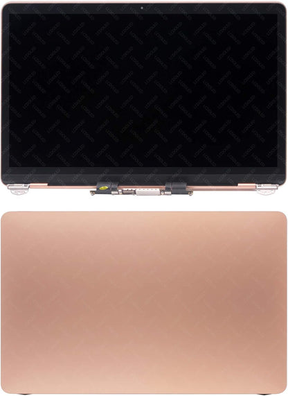 LCDOLED Replacement 13.3 inches 2560x1600 Full LCD Screen Complete Top Assembly for MacBook Air Retina 13" A1932 Late 2018 2019 EMC 3184 MRE82 MREA2 MVFH2 MVFJ2 (Rose Gold)