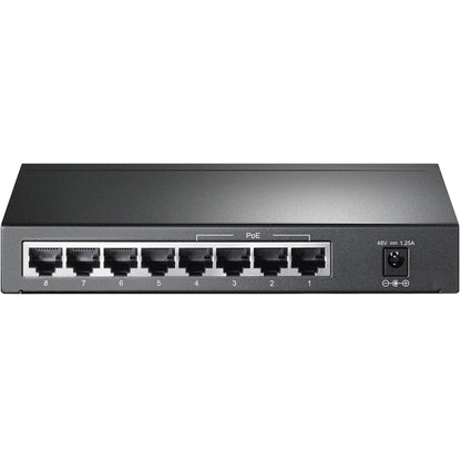 TP-Link TL-SG1008P V4 | 8 Port Gigabit PoE Switch | 4 PoE+ Ports @64W | Desktop | Plug & Play | Sturdy Metal w/ Shielded Ports | Fanless | Limited Lifetime Protection | QoS & IGMP Snooping | Unmanaged