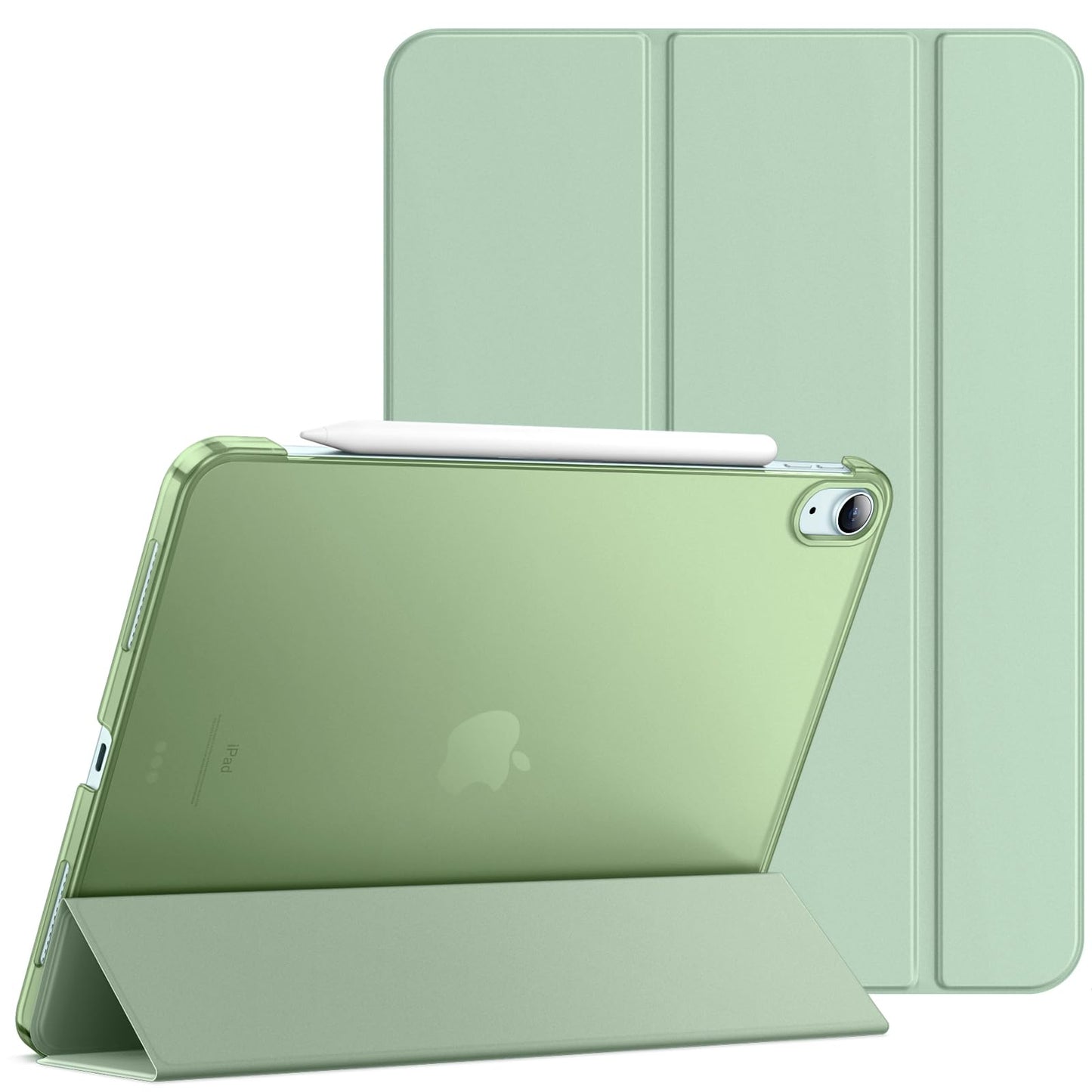 JETech Case ONLY for iPad Air 11-Inch M4/M3/M2 (2026/2025/2024), iPad Air 5/4 (2022/2020 5th/4th Generation 10.9-Inch), Slim Stand Hard Back Shell Cover with Auto Wake/Sleep (Starlight)