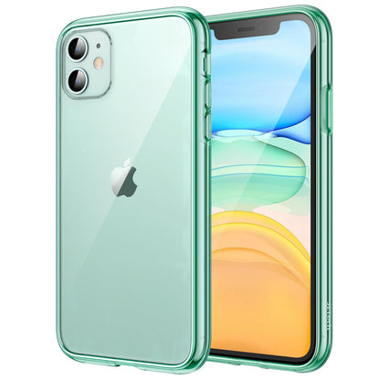 JETech Case for iPhone 11 6.1-Inch, Non-Yellowing Shockproof Phone Bumper Cover, Anti-Scratch Clear Back (Clear)
