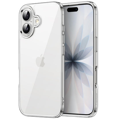 JETech Case for iPhone 17 Pro Max 6.9-Inch, Non-Yellowing Shockproof Phone Bumper Cover, Anti-Scratch Clear Back (Clear)