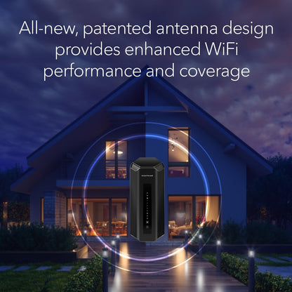 NETGEAR Nighthawk Dual-Band WiFi 7 Router (RS100) – Router Only, BE3600 Wireless Speed (up to 3.6 Gbps) - Covers up to 2,000 sq. ft., 50 Devices – 2.5 Gig Internet Port - Free Expert Help